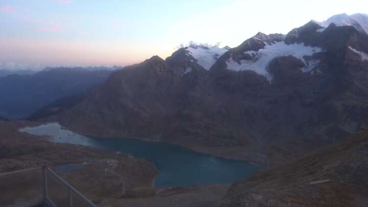 Pontresina Upper Station Lagalb snow cam captured at 19 September 2026 at 7:37 pm GMT+2