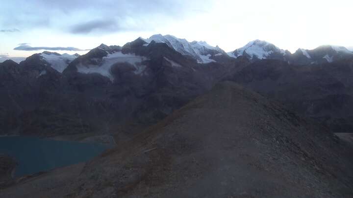 Pontresina Upper Station Lagalb snow cam captured at 24 September 2026 at 7:29 pm GMT+2