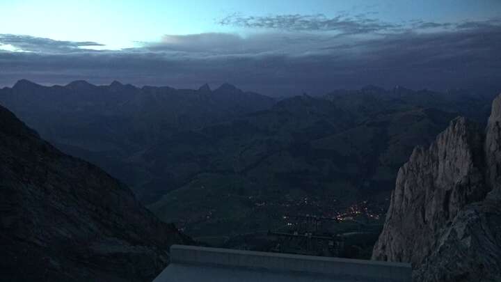 Rougemont (Gstaad) Videmanette snow cam captured at 13 September 2026 at 8:19 pm GMT+2