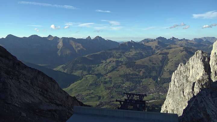 Rougemont (Gstaad) Videmanette snow cam captured at 15 September 2026 at 6:09 pm GMT+2