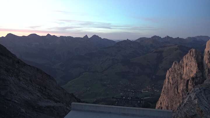 Rougemont (Gstaad) Videmanette snow cam captured at 19 September 2026 at 8:09 pm GMT+2