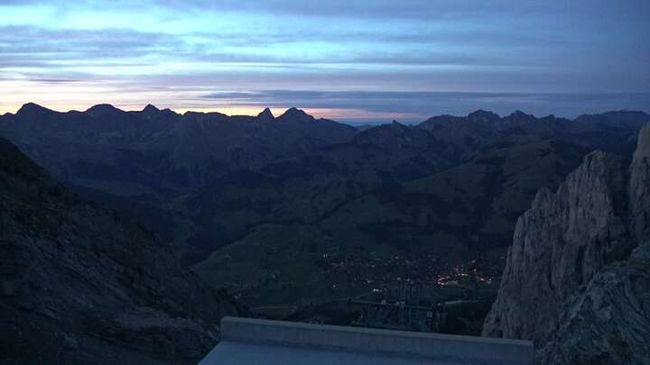 Rougemont (Gstaad) Videmanette snow cam captured at 20 September 2026 at 8:11 pm GMT+2