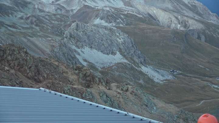 St. Moritz Piz Nair Upper Station snow cam captured at 20 September 2026 at 7:41 pm GMT+2