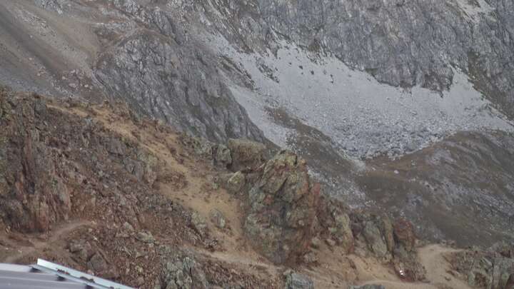 St. Moritz Piz Nair Upper Station snow cam captured at 22 September 2026 at 7:39 pm GMT+2