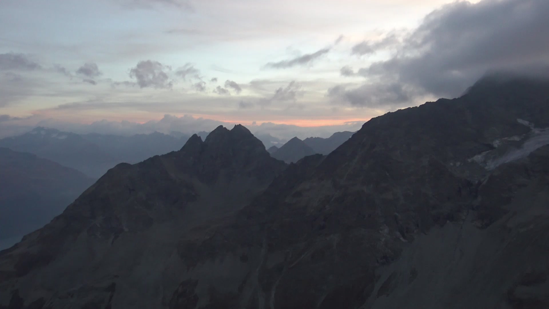 St. Moritz Piz Nair Upper Station snow cam captured at 3 October 2026 at 7:15 pm GMT+2
