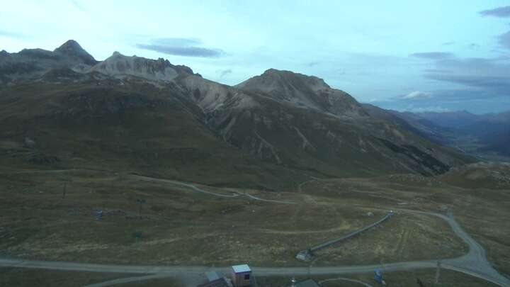 St. Moritz Corviglia snow cam captured at 20 September 2026 at 7:41 pm GMT+2