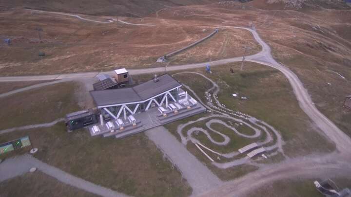 St. Moritz Corviglia snow cam captured at 21 September 2026 at 7:41 pm GMT+2