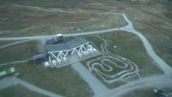 St. Moritz Corviglia snow cam captured at 24 September 2026 at 7:30 pm GMT+2