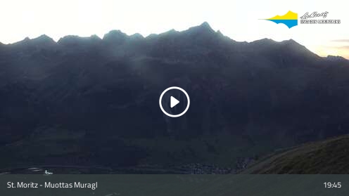 St. Moritz Muottas Muragl snow cam captured at 12 September 2026 at 7:55 pm GMT+2
