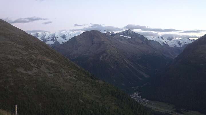 St. Moritz Muottas Muragl snow cam captured at 14 September 2026 at 8:03 pm GMT+2