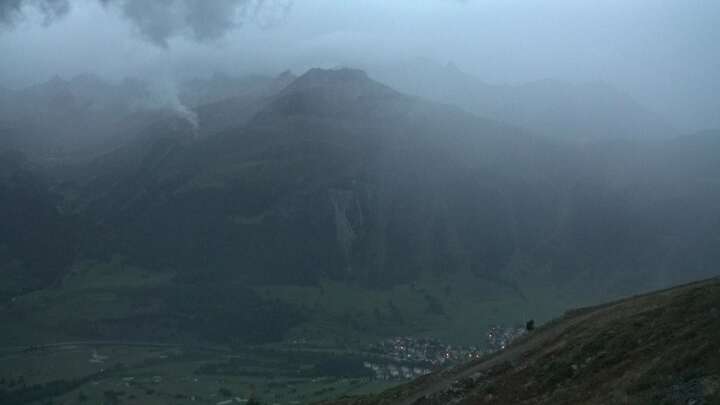 St. Moritz Muottas Muragl snow cam captured at 16 September 2026 at 7:48 pm GMT+2