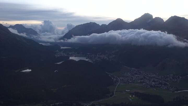 St. Moritz Muottas Muragl snow cam captured at 17 September 2026 at 10:14 pm GMT+2