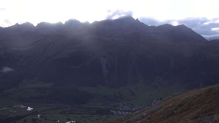 St. Moritz Muottas Muragl snow cam captured at 18 September 2026 at 7:49 pm GMT+2