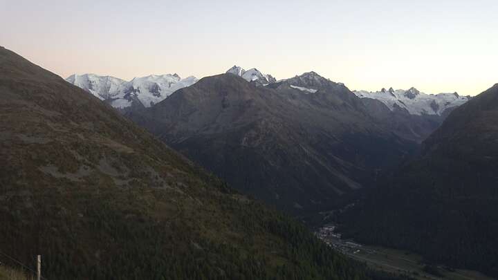 St. Moritz Muottas Muragl snow cam captured at 22 September 2026 at 7:39 pm GMT+2