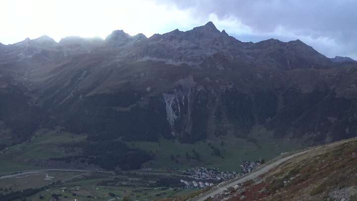 St. Moritz Muottas Muragl snow cam captured at 24 September 2026 at 7:30 pm GMT+2