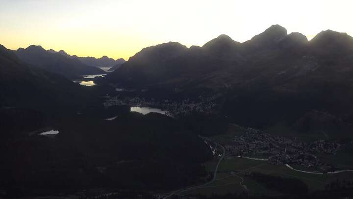 St. Moritz Muottas Muragl snow cam captured at 25 September 2026 at 7:31 pm GMT+2