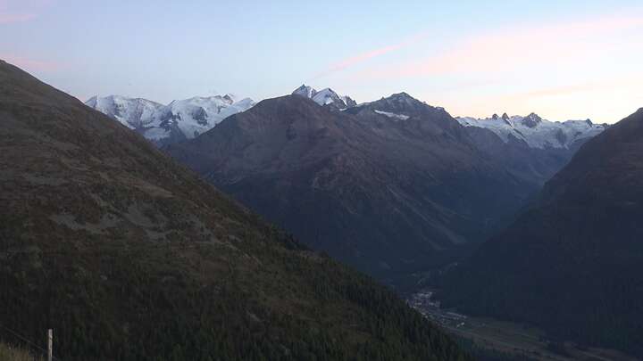 St. Moritz Muottas Muragl snow cam captured at 26 September 2026 at 7:32 pm GMT+2