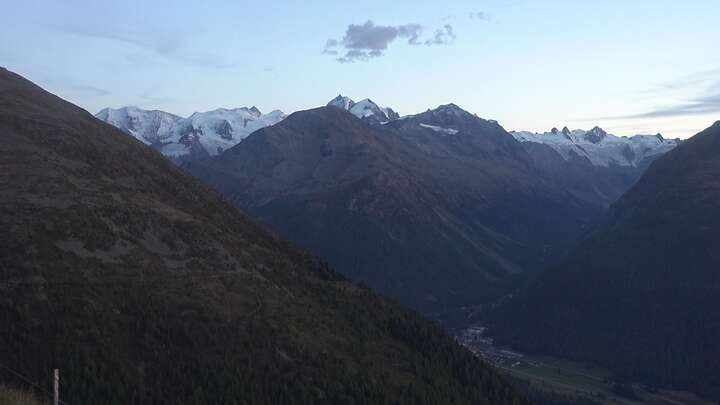 St. Moritz Muottas Muragl snow cam captured at 28 September 2026 at 7:23 pm GMT+2