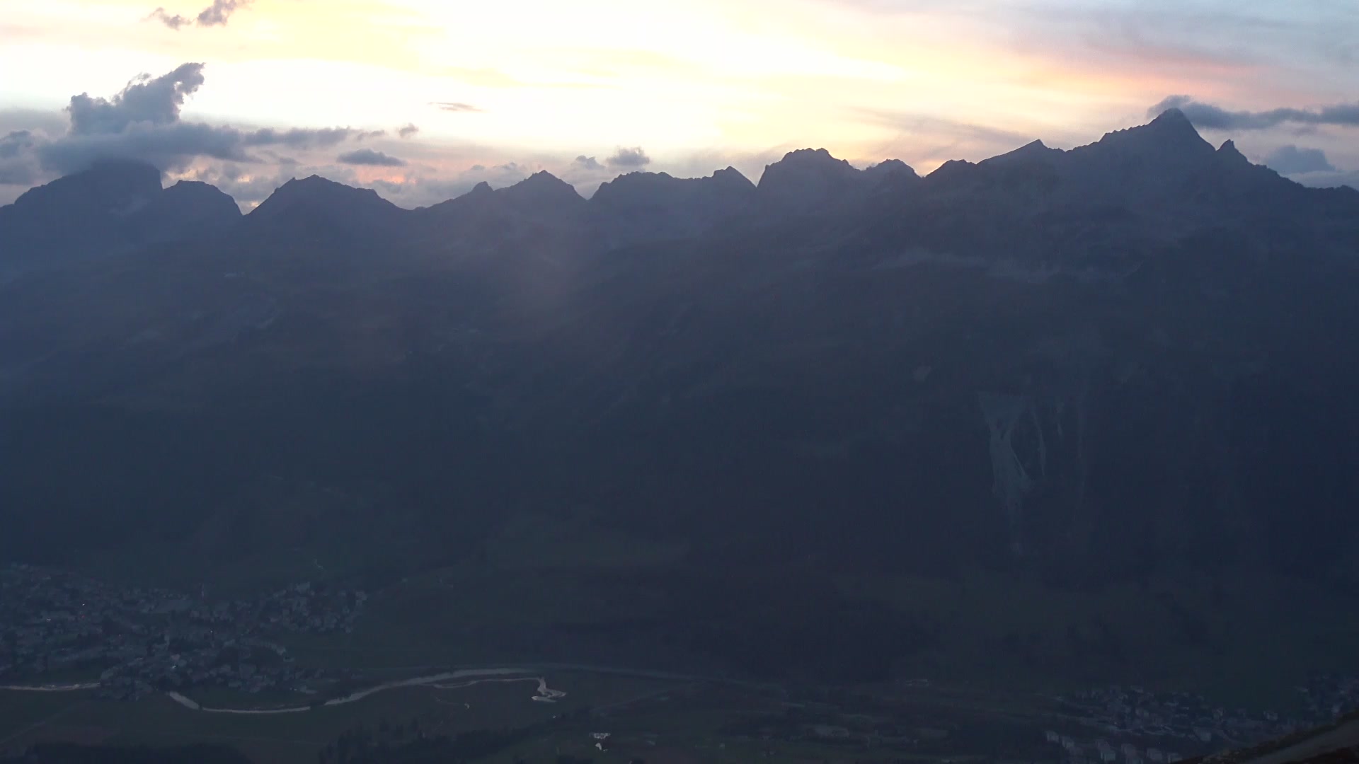 St. Moritz Muottas Muragl snow cam captured at 3 October 2026 at 7:15 pm GMT+2