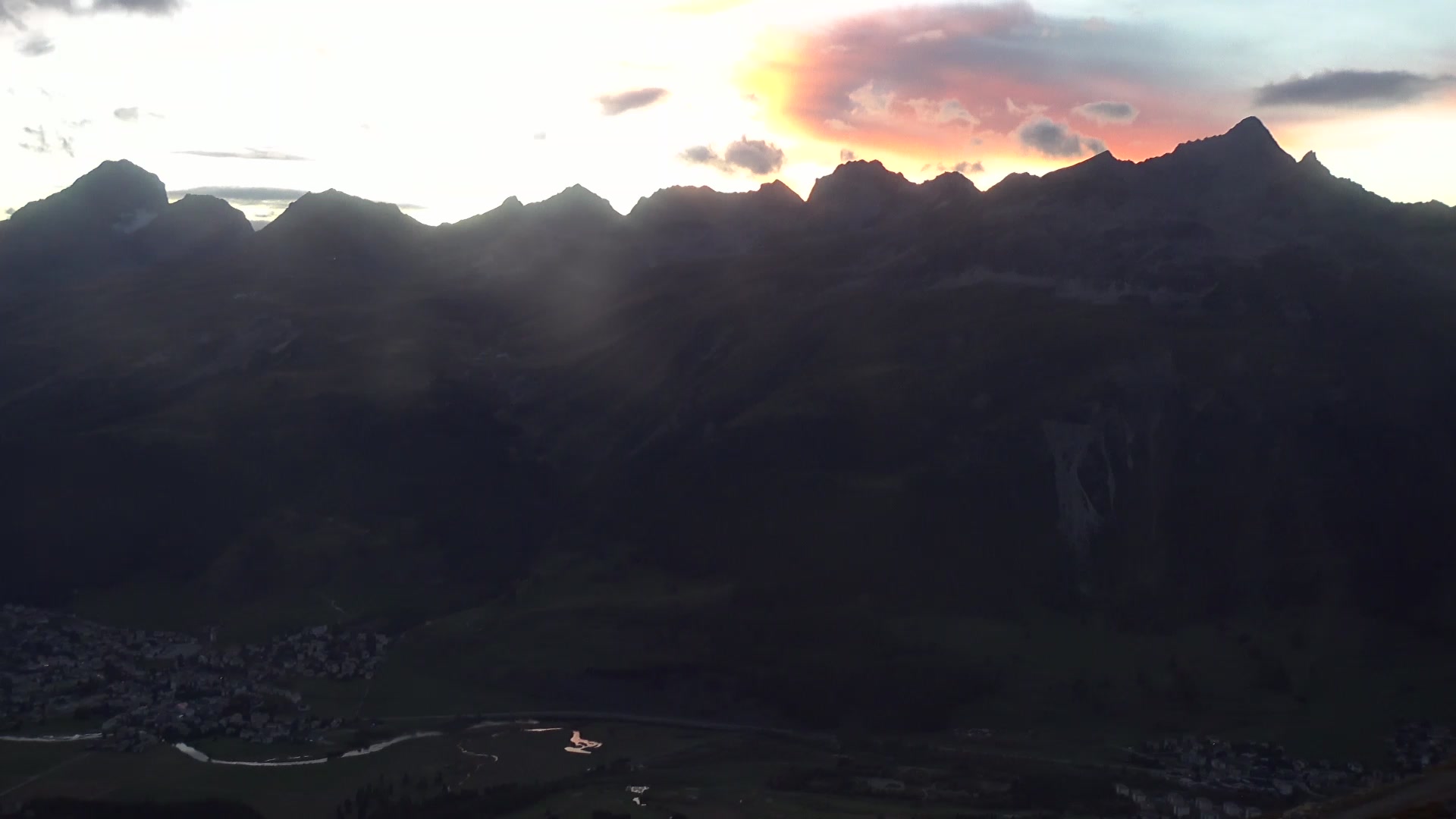 St. Moritz Muottas Muragl snow cam captured at 5 October 2026 at 7:08 pm GMT+2