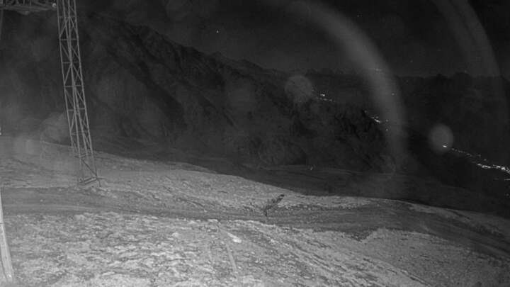 Wangs (Pizol) SAC Upper Station snow cam captured at 22 September 2026 at 10:03 pm GMT+2