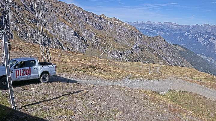 Wangs (Pizol) SAC Upper Station snow cam captured at 29 September 2026 at 12:38 pm GMT+2