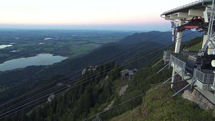 Schwangau Tegelberg snow cam captured at 14 September 2026 at 7:47 pm GMT+2