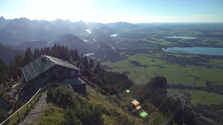 Schwangau Tegelberg snow cam captured at 15 September 2026 at 6:10 pm GMT+2