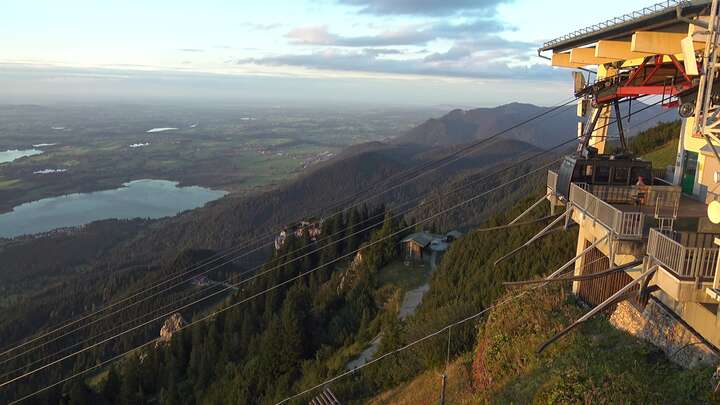 Schwangau Tegelberg snow cam captured at 18 September 2026 at 7:16 pm GMT+2