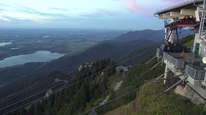 Schwangau Tegelberg snow cam captured at 19 September 2026 at 7:40 pm GMT+2