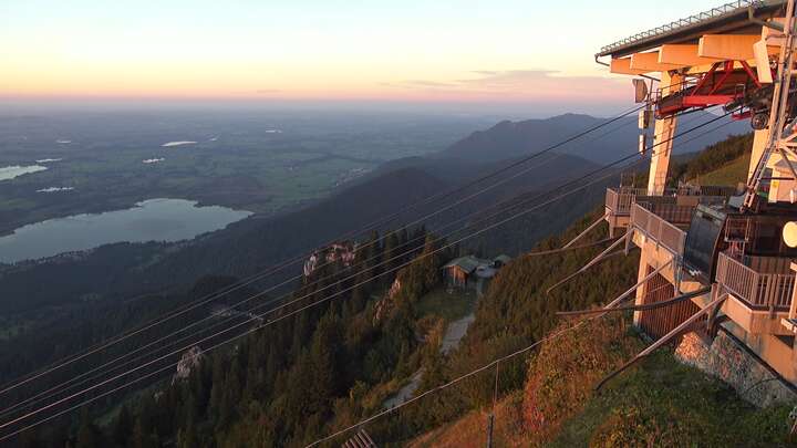 Schwangau Tegelberg snow cam captured at 25 September 2026 at 7:14 pm GMT+2