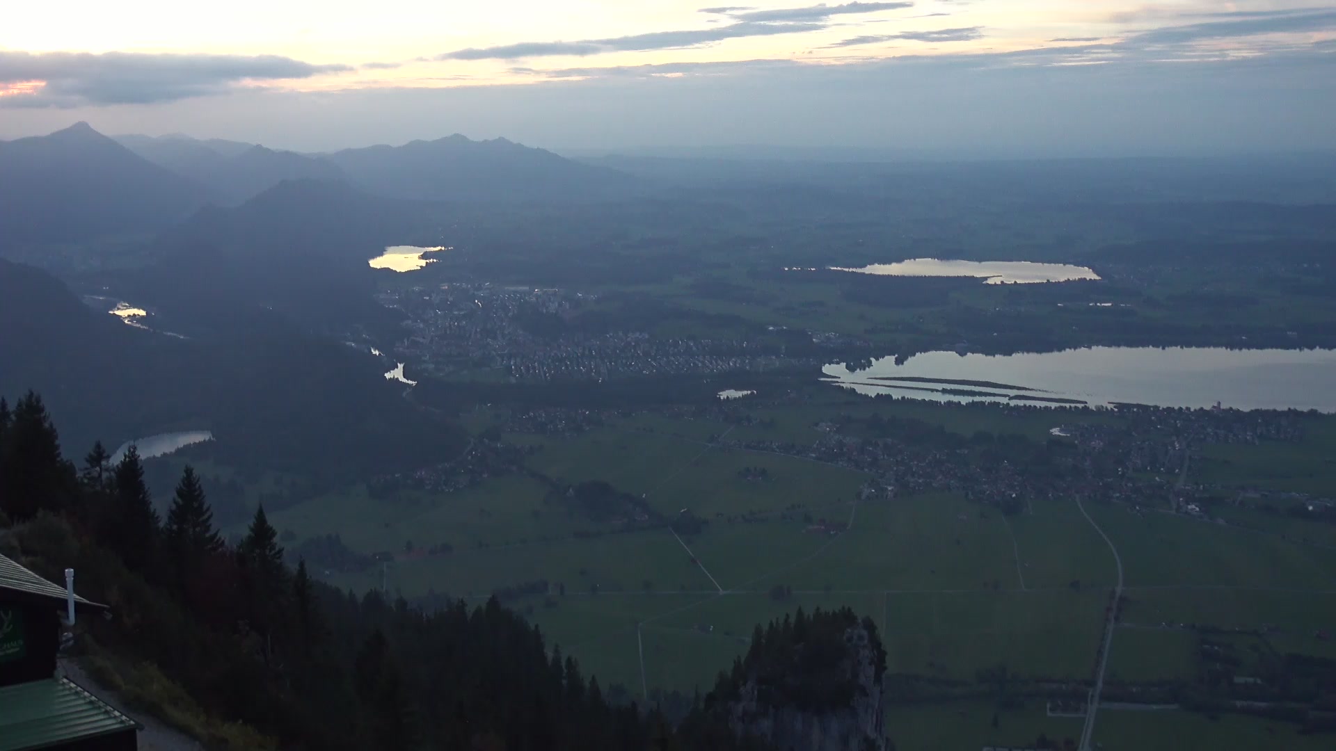 Schwangau Tegelberg snow cam captured at 4 October 2026 at 6:59 pm GMT+2