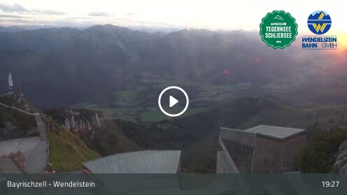 Bayrischzell Wendelstein snow cam captured at 12 September 2026 at 7:34 pm GMT+2