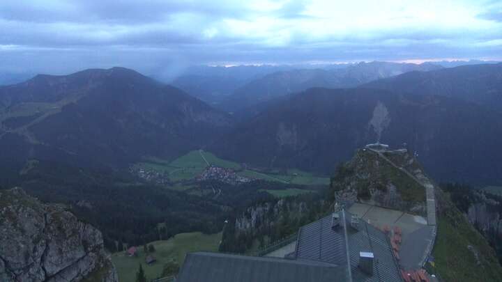 Bayrischzell Wendelstein snow cam captured at 13 September 2026 at 7:41 pm GMT+2