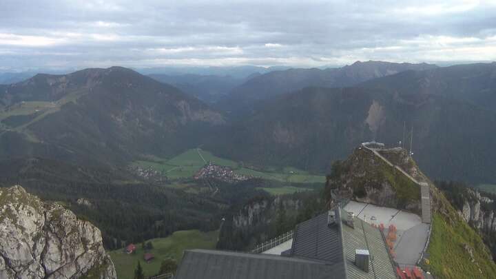 Bayrischzell Wendelstein snow cam captured at 14 September 2026 at 7:40 pm GMT+2