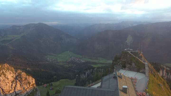 Bayrischzell Wendelstein snow cam captured at 18 September 2026 at 7:14 pm GMT+2