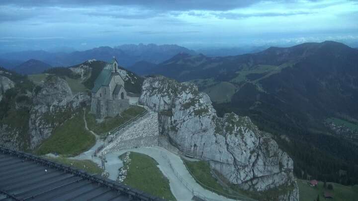 Bayrischzell Wendelstein snow cam captured at 20 September 2026 at 7:35 pm GMT+2