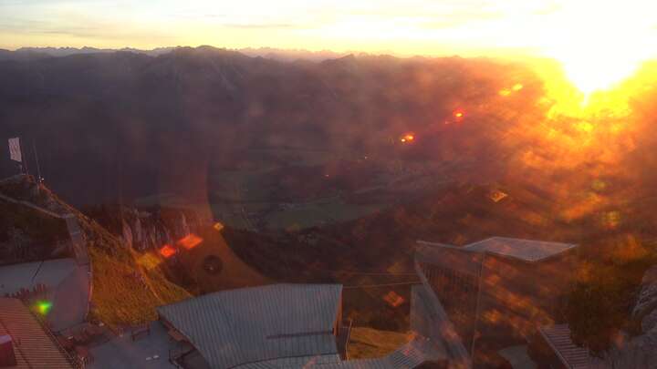 Bayrischzell Wendelstein snow cam captured at 23 September 2026 at 7:24 pm GMT+2
