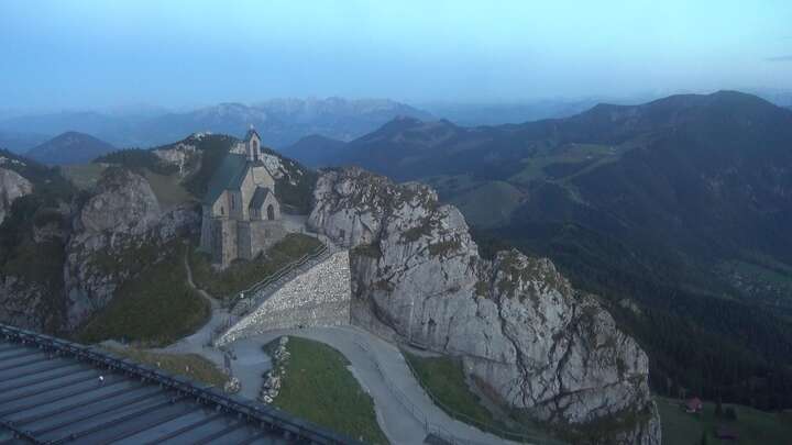 Bayrischzell Wendelstein snow cam captured at 28 September 2026 at 7:18 pm GMT+2