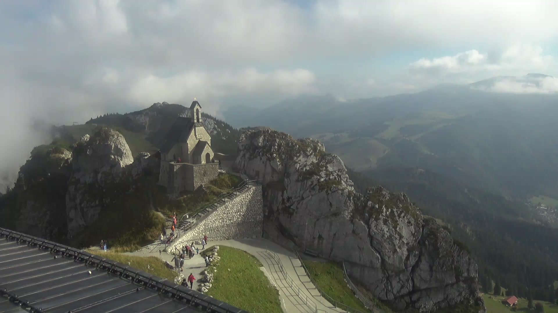 Bayrischzell Wendelstein snow cam captured at 3 October 2026 at 3:29 pm GMT+2