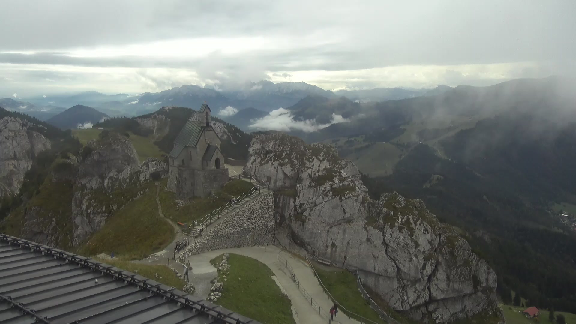 Bayrischzell Wendelstein snow cam captured at 5 October 2026 at 12:28 pm GMT+2