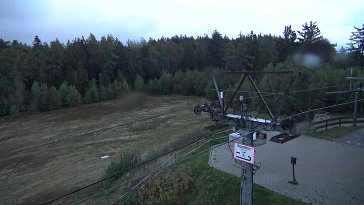 Bodenmais (Bayerischer Wald) Silberberg Upper Station snow cam captured at 24 September 2026 at 7:28 pm GMT+2
