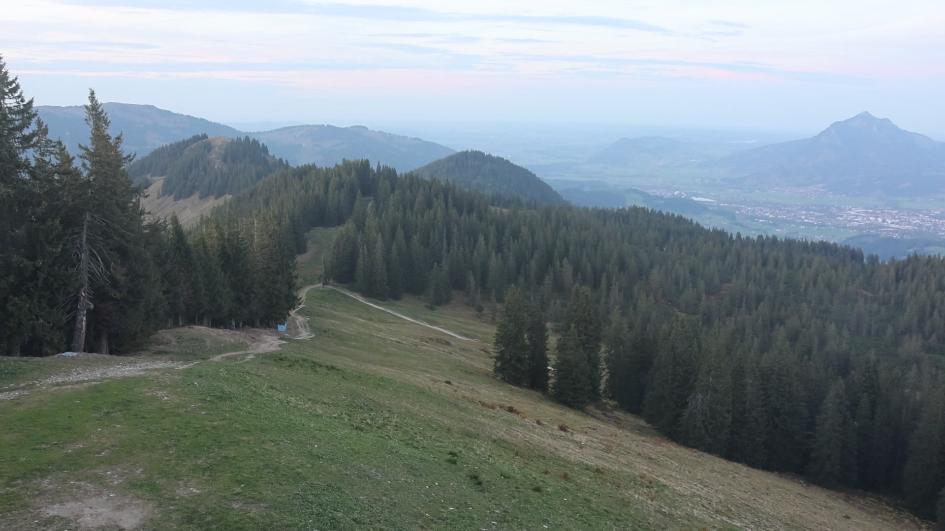 Bolsterlang Weiherkopf Upper Station snow cam captured at 4 October 2026 at 7:14 pm GMT+2