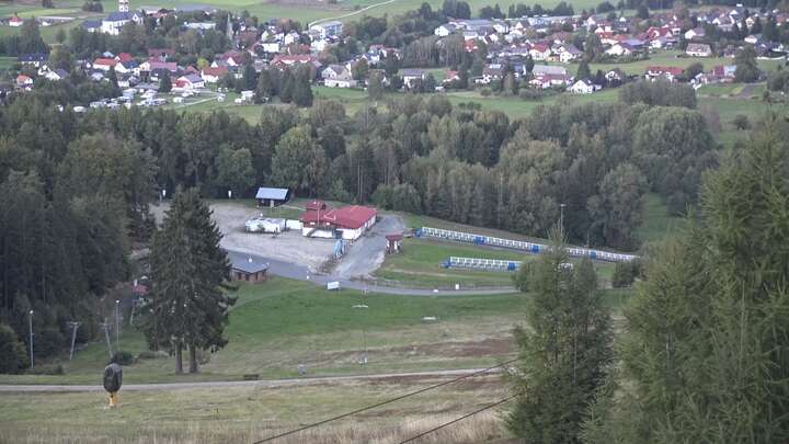 Mehlmeisel Klausenlift snow cam captured at 23 September 2026 at 7:21 pm GMT+2