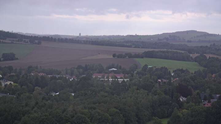 Neustadt in Sachsen Götzinger Höhe snow cam captured at 24 September 2026 at 6:55 pm GMT+2