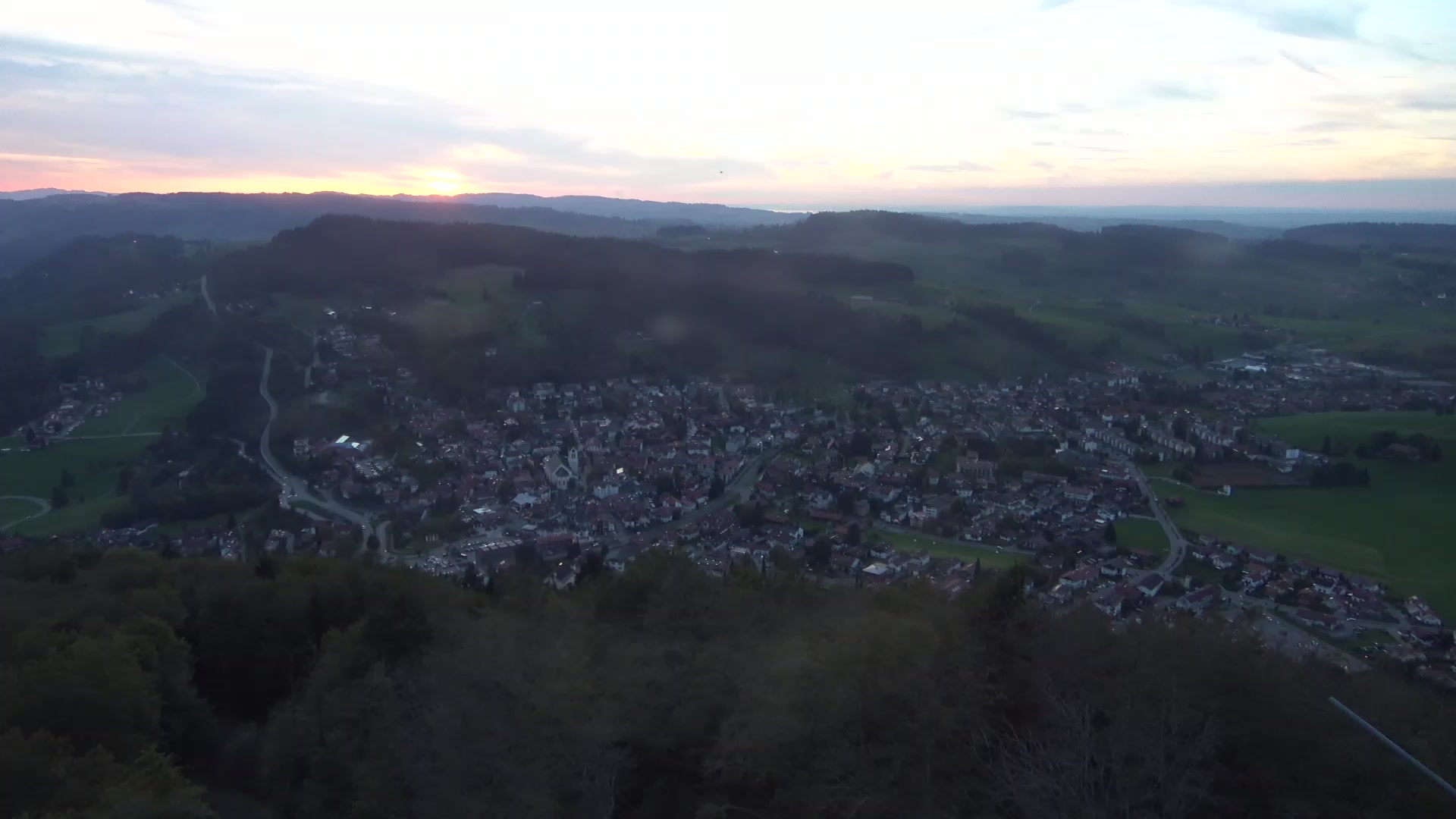 Oberstaufen Oberstaufen snow cam captured at 3 October 2026 at 6:55 pm GMT+2