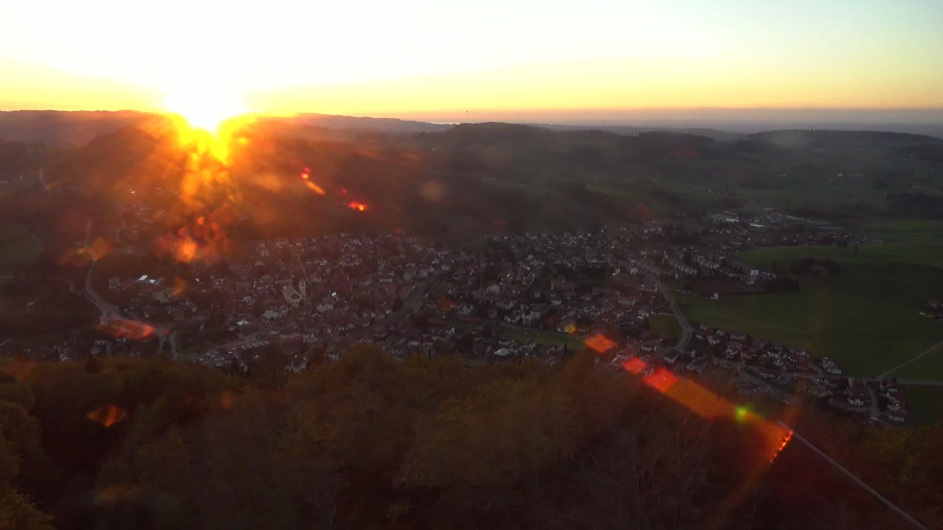 Oberstaufen Oberstaufen snow cam captured at 5 October 2026 at 7:07 pm GMT+2
