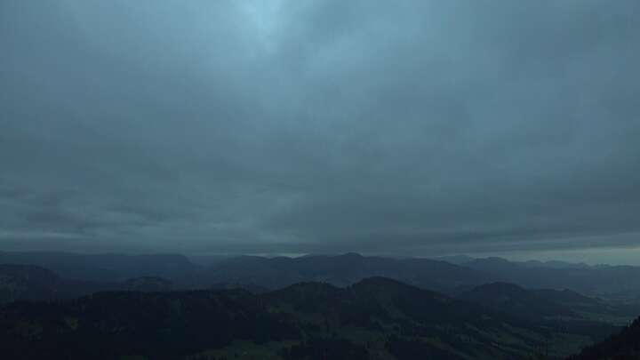 Oberstaufen Hochgratbahn Upper Station snow cam captured at 17 September 2026 at 10:08 pm GMT+2