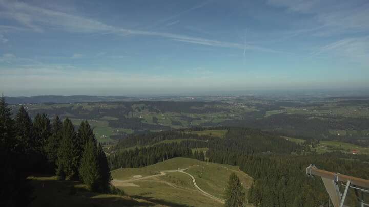 Oberstaufen Fluhexpress Berg snow cam captured at 29 September 2026 at 12:33 pm GMT+2