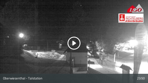 Oberwiesenthal Blick zum Fichtelberg snow cam captured at 12 September 2026 at 11:55 pm GMT+2